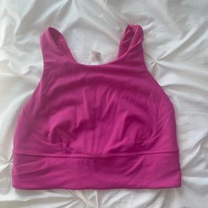 Lululemon Sports Bra Sonic Pink